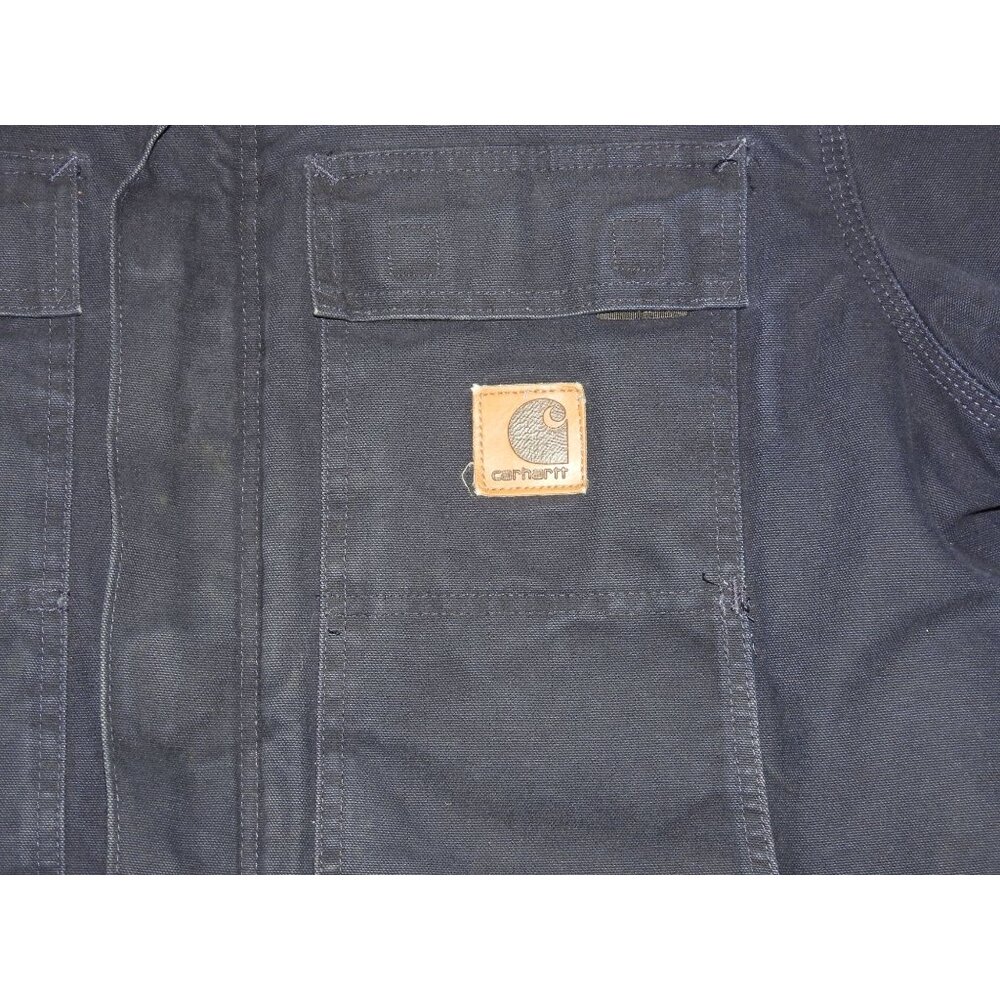 Vintage Carhartt C26 MDT Midnight Blue Jacket Mens Large Regular Union Made - Picture 10 of 10